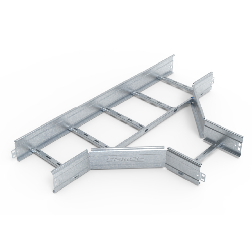 Unión tee escalera SMART Ancho 450  Ala 65 galvanizado en caliente